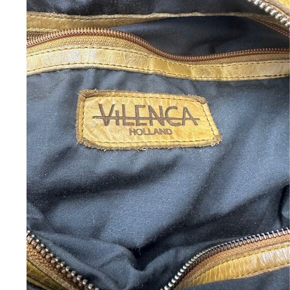 Vilenca Holland Large Tote Laptop Shoulder Bag Woven Leather - Picture 11 of 11